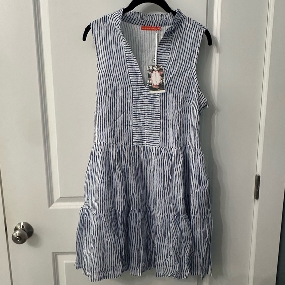 OLIPHANT Exclusive Blue Wiggy Yoke Dress - Picture 7 of 10